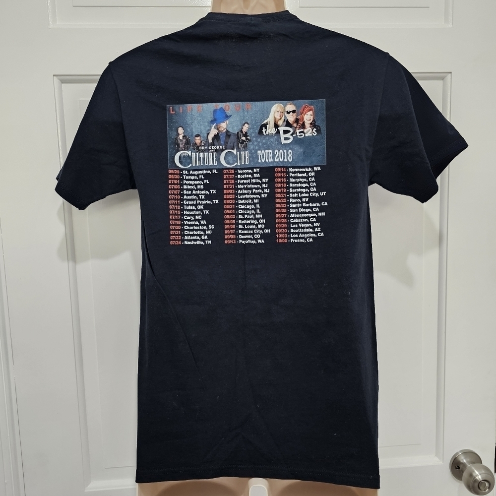 Boy George & Culture Club & The B-52s 2018 Life Tour Graphic T-Shirt Size S - Picture 5 of 9